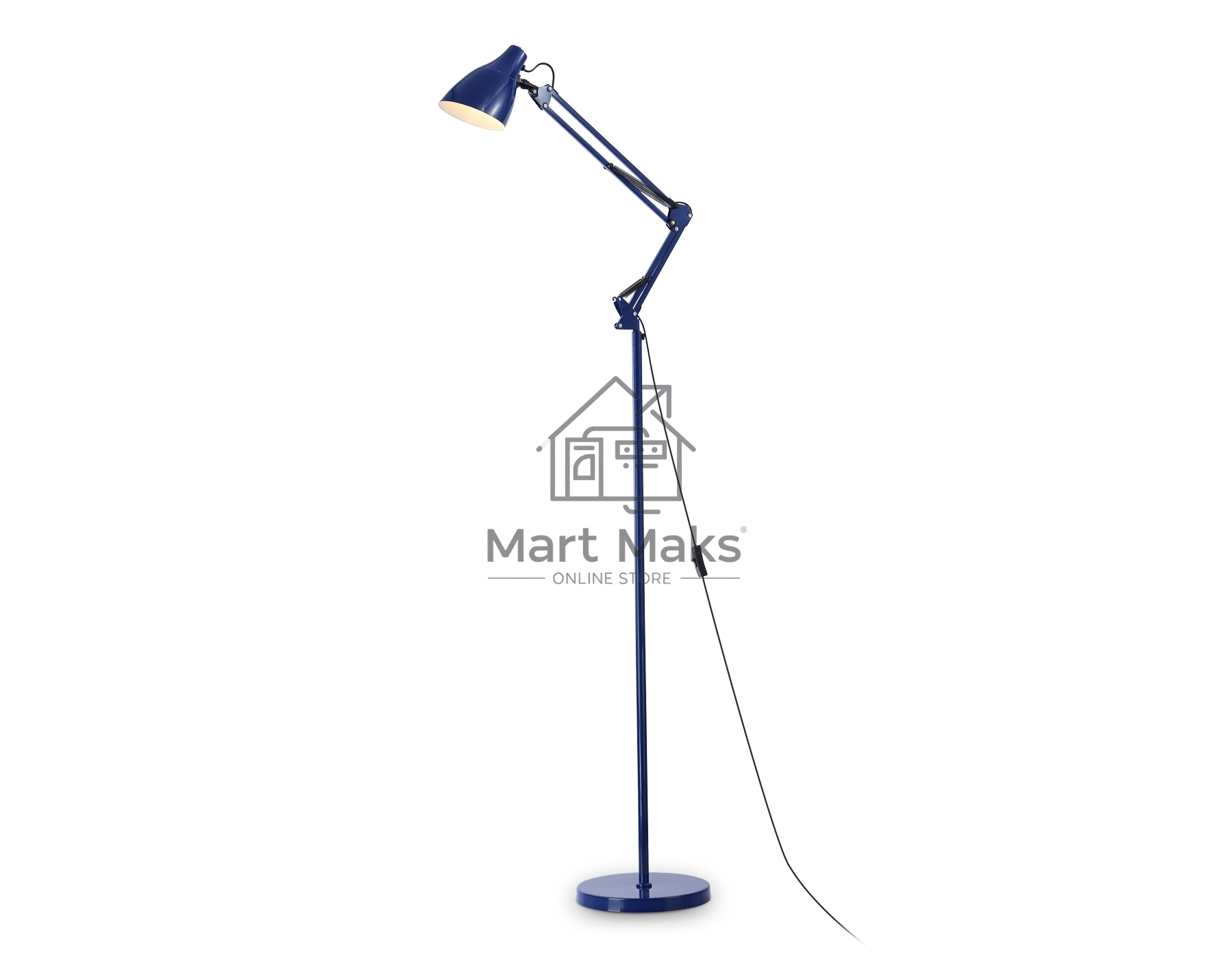 Светильник Ambrella light TR97647 BL синий E27 max 40W D120*1750
