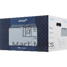 Микроволновая печь Vitek VT-MW1320 черный, 20 л, 700 Вт, переключатели - поворотный механизм