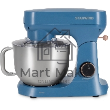 Миксер Starwind SPM4172 голубой, стационарный, 1800 Вт, 7 л, 10 скоростей