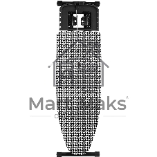 Гладильная доска Ника Haushalt Lux 123x46см рег.высот. черный/рисунок (LX/H)