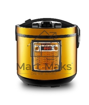 Мультиварка Centek CT-1495 черный 5.0л, 42 программы + Мультишеф черный/золотистый
