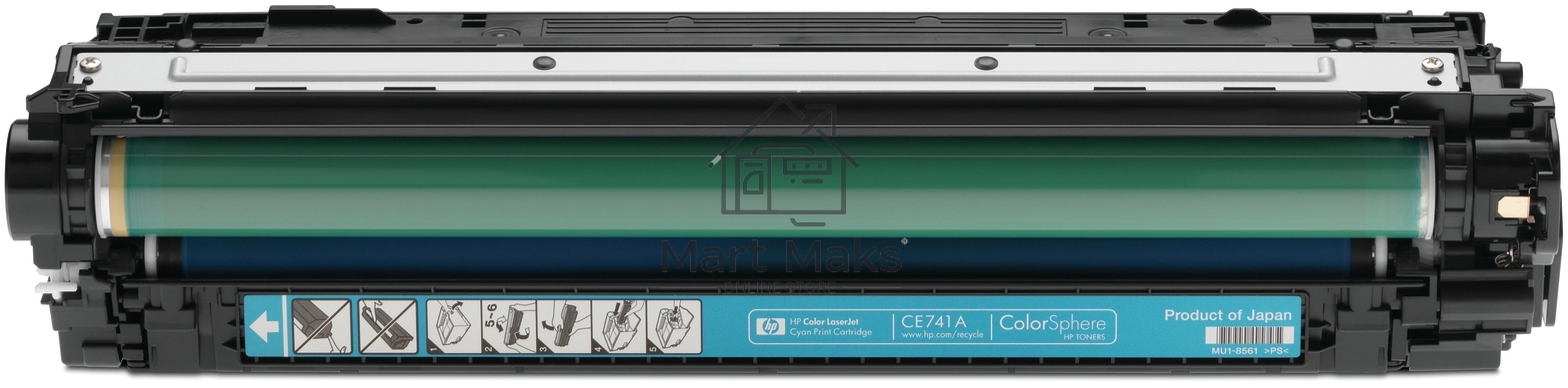 Картридж лазерный HP CE741A голубой Color LJ CP5225 (7300стр.)