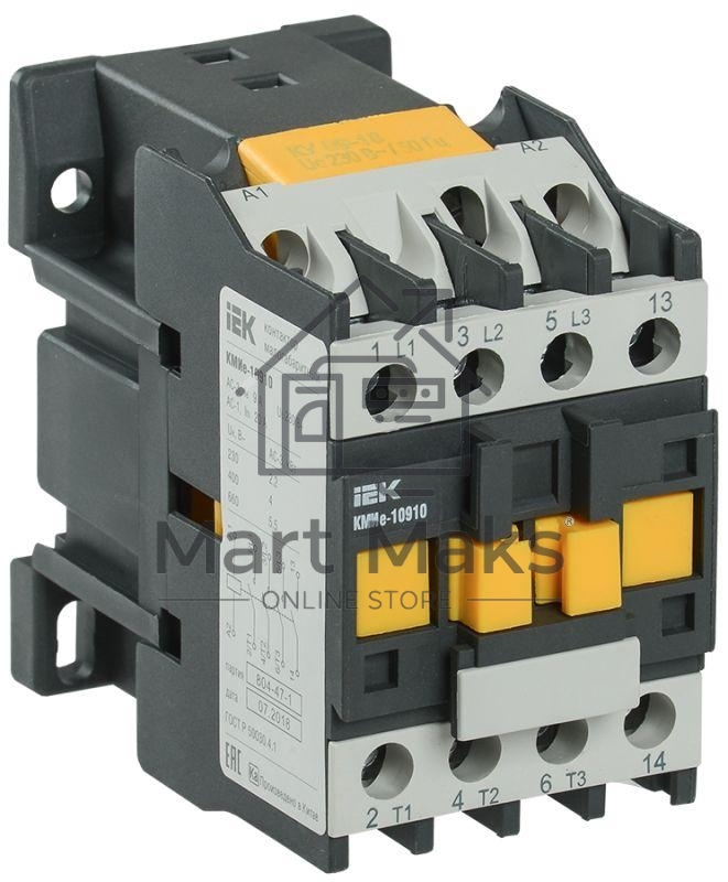 Контактор КМИе-10911 9А 110В/АС3 1НЗ ИЭК KKME11-009-110-01