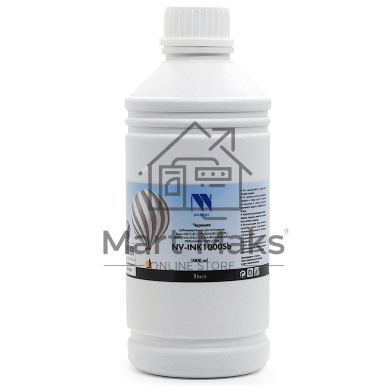 Чернила NVPrint сублимационные NV-INK1000 черный Sb для аппаратов Epson C67/C87/C78/R210/R310/R270/MIMAKI JV2/JV22/JV2/JV4/ROLANDRS640/FJ740/MUTOH 900C/1604/DX5 (1000мл) Китай