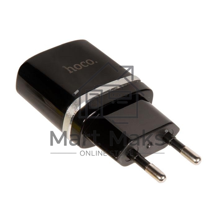 Зарядное устройство C12 Smart dual USB charger, черный