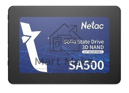Накопитель SSD Netac SA500, 1024Gb, SATA III, 2.5