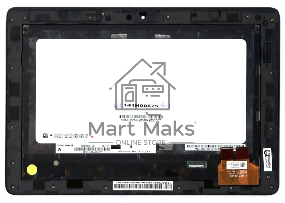 Модуль (матрица + тачскрин) для Asus PadFone 2 (A68) Station 203 черный с рамкой