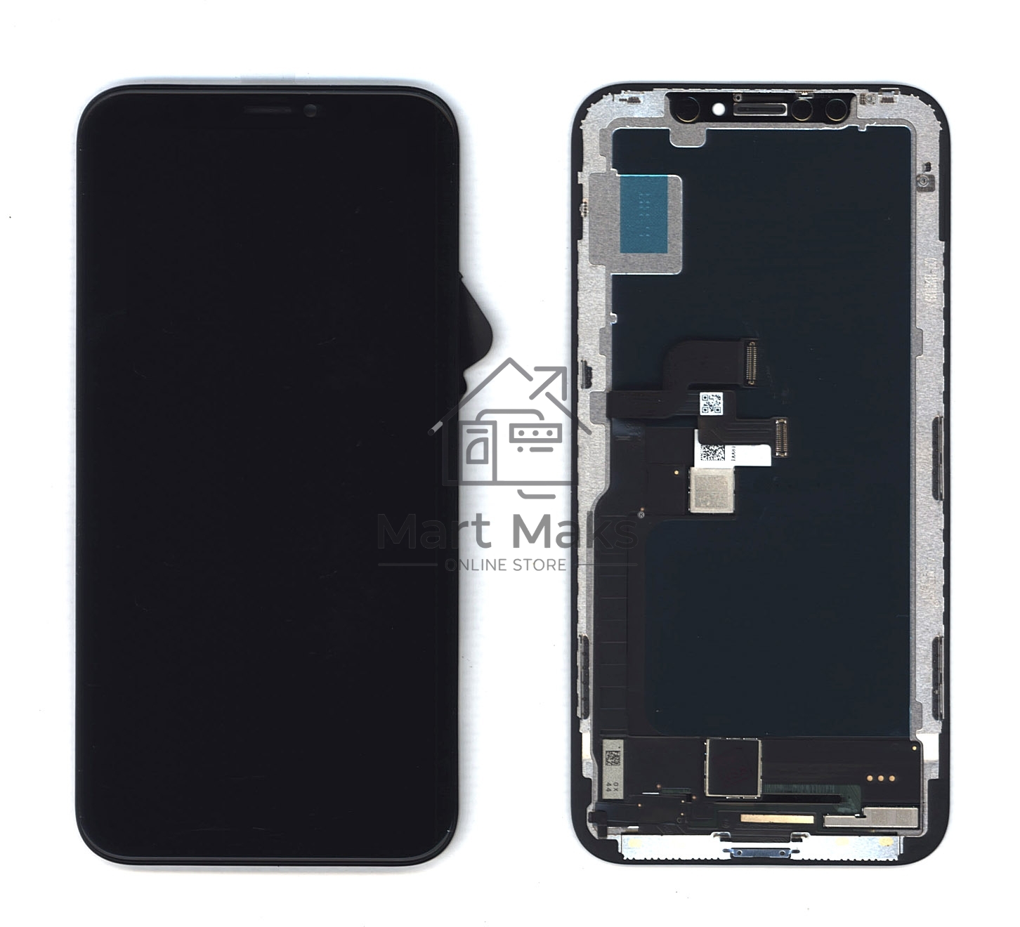 Дисплей Amperin для Apple iPhone X в сборе с тачскрином (Soft Oled), черный