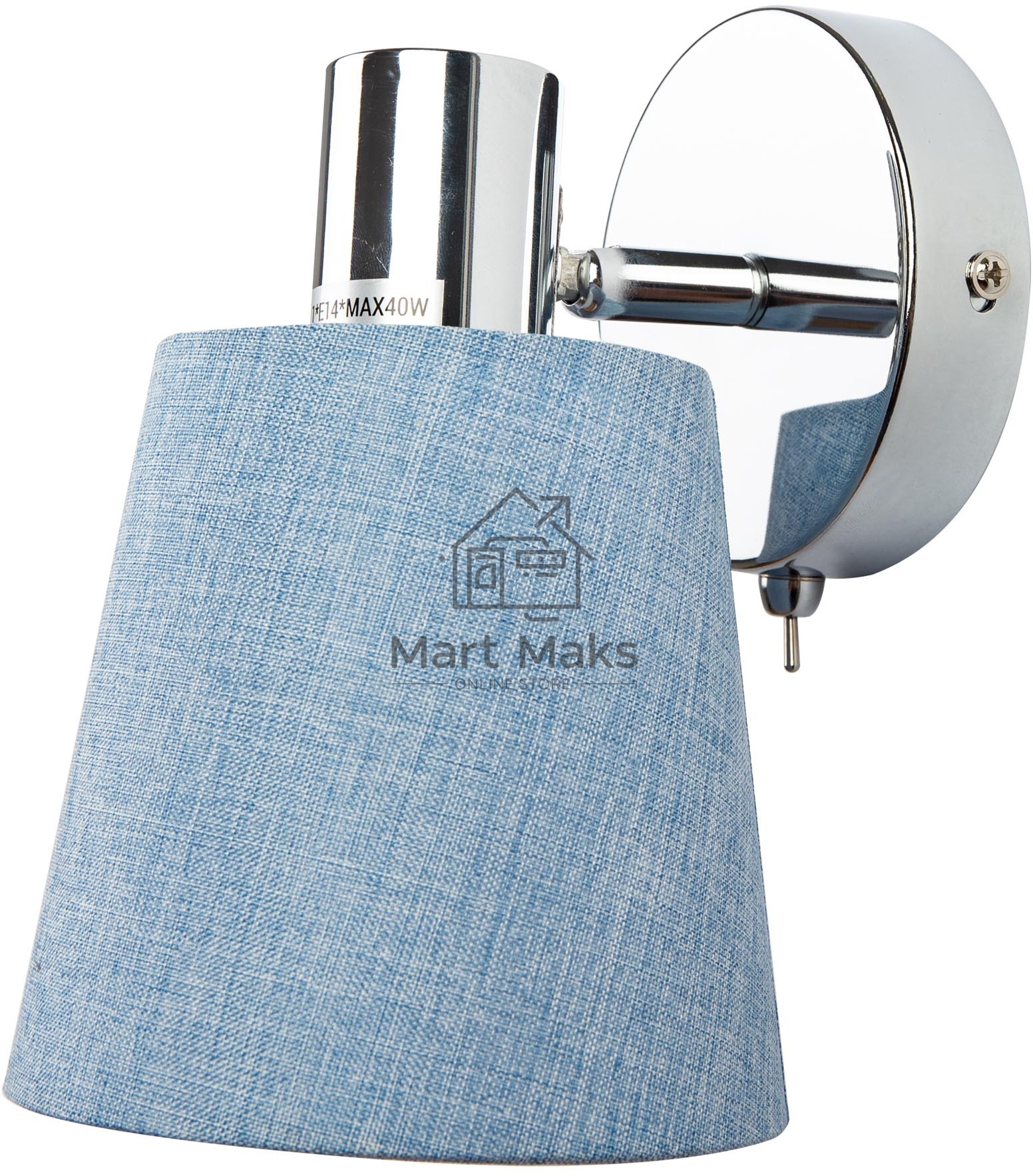 Поворотный светильник HIPER H113-1 1E1440Вт CHROME/BLUE