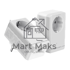 Комплект адаптеров Powerline с розеткой Mercusys MP300P KIT