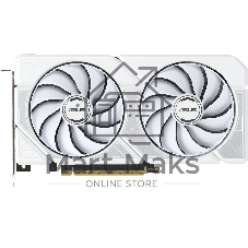 Видеокарта ASUS GeForce RTX 5060 TI DUAL WHITE OC, NVIDIA RTX 5060 Ti, 16 ГБ GDDR7, 128 бит, PCI-e 5.0, 1xHDMI, 3xDP, 2632 МГц