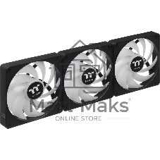 Вентилятор для корпуса Thermaltake CT140 EX Sync ARGB 140х140x25 черный 4-pin 30.7дБ (упак.:3шт) (CL-F182-PL14SW-A) Ret