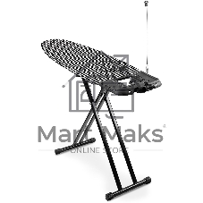 Гладильная доска Ника Haushalt Lux 123x46см рег.высот. черный/рисунок (LX/H)