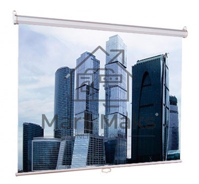 Экран Lumien 160x160см Eco Picture LEP-100105 1:1 настенно-потолочный рулонный