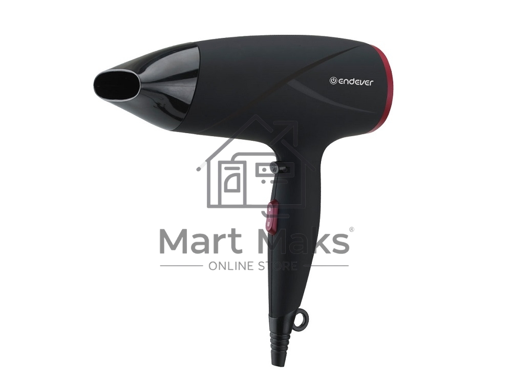 Фен EndeverAurora 462, 2000Вт, 2 режима мощности, 3 температурных режима, холодный воздух, SOFT TOUCH, защита от перегрева