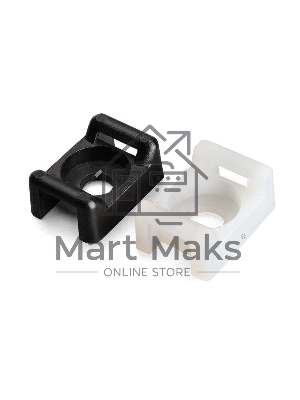 Площадка монтажная под винт ПМО 15х10 белый (уп.100шт) Fortisflex 62451