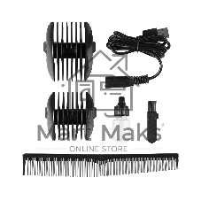 Набор для стрижки Galaxy Line GL 4165, черный, 3 Вт, время непрерывной работы до 1,5 ч, время зарядки около 2 часов, аккум. Li-Ion 3,7 В, емкость аккум. 600 мА*ч, лезвия из нержав. стали, ширина лезвия 40 мм, 2 насадки-расчески (3 и 6 мм, 9 и 12 мм), USB зарядка