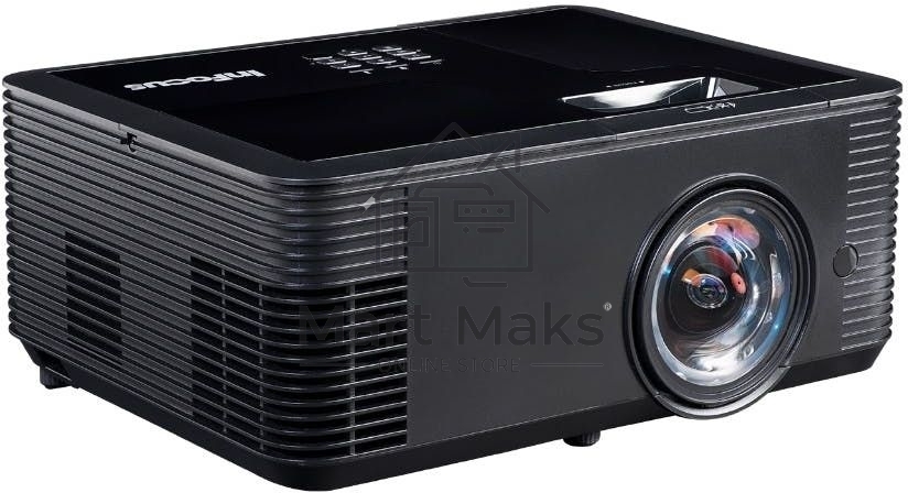 Проектор INFOCUS IN134ST DLP, 4000 ANSI Lm, XGA (1024x768), 28500:1, 0.626:1, 3.5mm in, Composite video, VGA, HDMI 1.4a x3 (поддержка 3D), USB-A (для SimpleShare и др.), лампа 15000ч.(ECO mode), 3.5mm out, Monitor out (VGA), RS232, RJ45, 21дБ, 3,2 кг