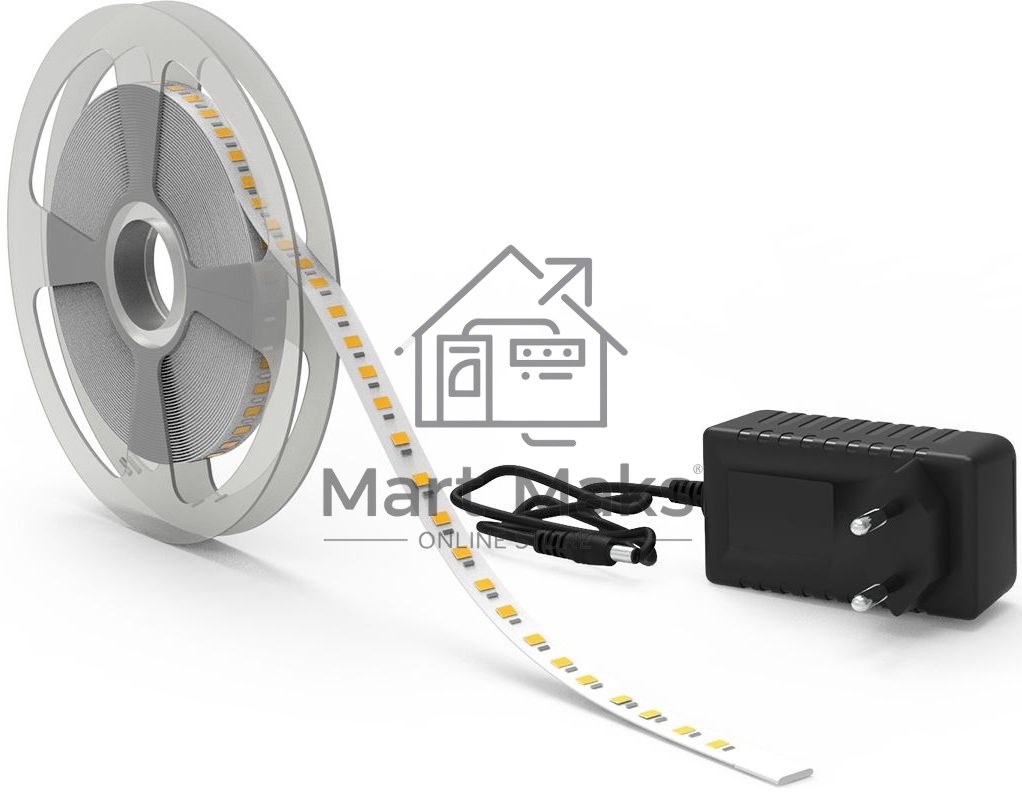 Лента Basic в комплекте 12V 12W/m 1200lm/m 3000K IP65 LED 5m 1/50