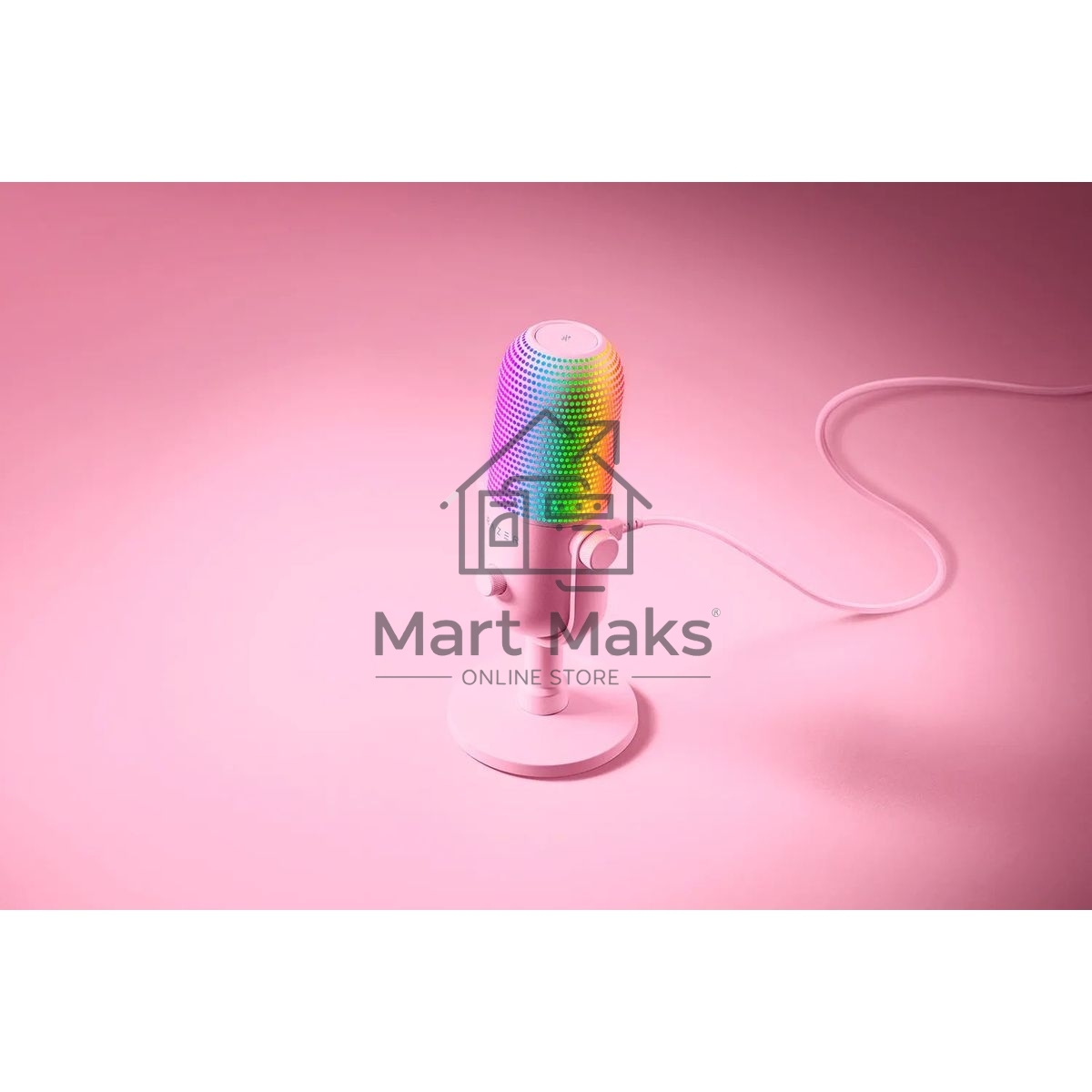 Микрофон Razer Seiren V3 Chroma - Quartz/ Razer Seiren V3 Chroma - Quartz