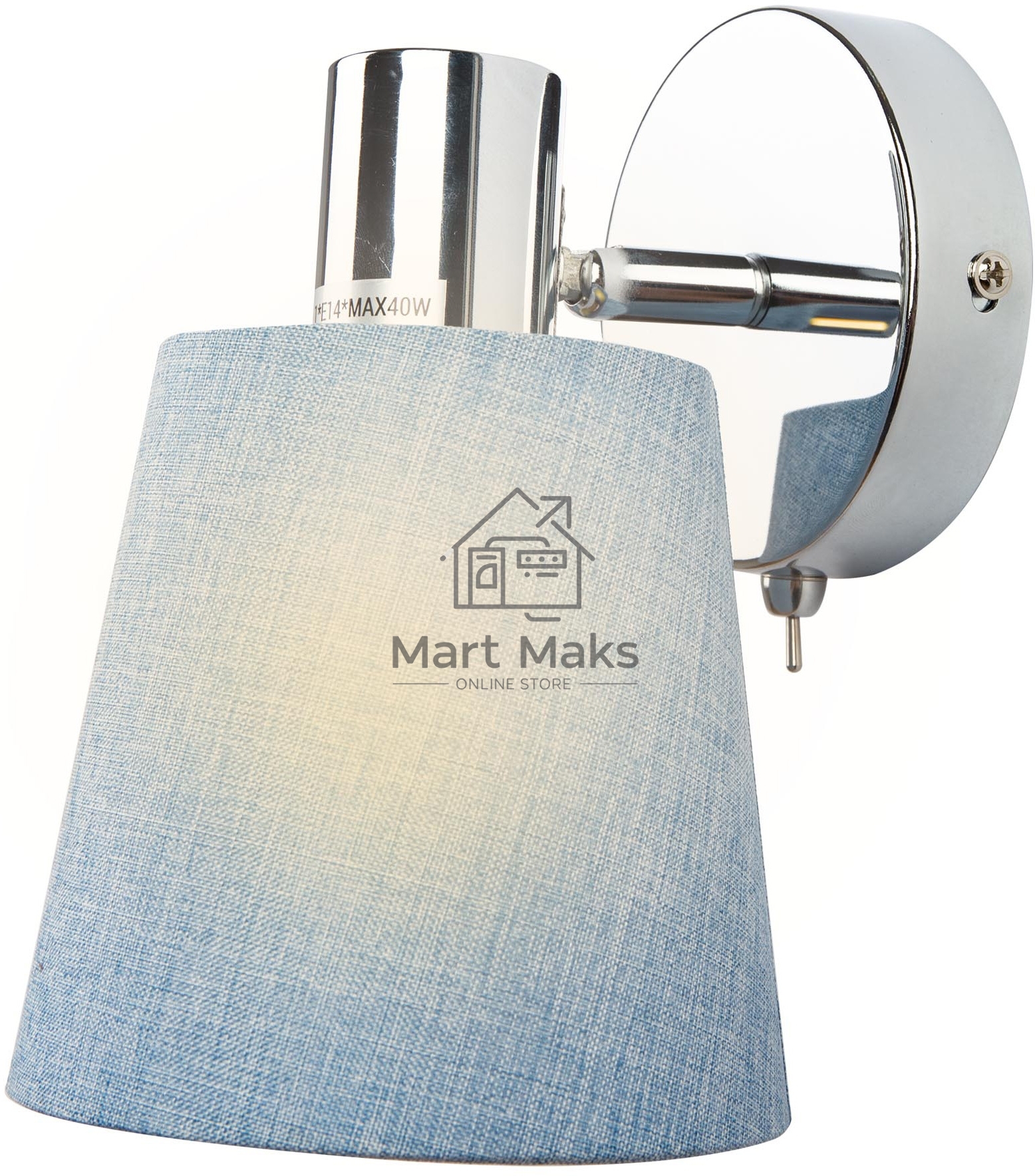 Поворотный светильник HIPER H113-1 1E1440Вт CHROME/BLUE