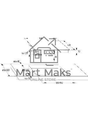 Встраиваемые индукционные панели Gorenje ISC645BSC Вид: индукционная, Тип установки: независимая, : черный, Материал варочной поверхности: стеклокерамика, Общее число конфорок: 4