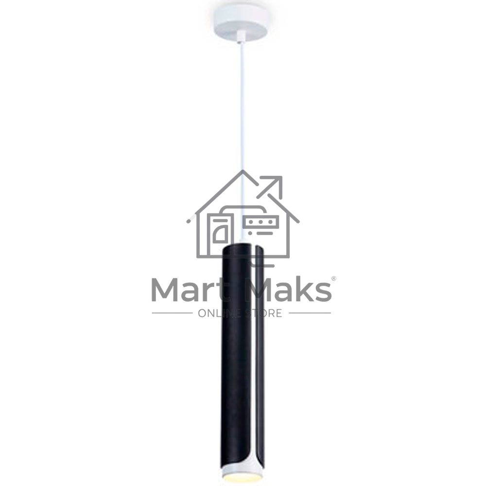 Светильник Ambrella light TN51611 BK/WH черный/белый GU10 D58*1300