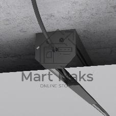 Slim Magnetic Шинопровод в натяжной потолок с декоративными вставками (черный) (2м) 85204/00
