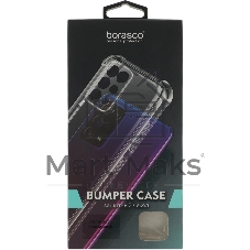 Чехол (клип-кейс) BoraSCO для Honor X7c Bumper Case прозрачный (73872)