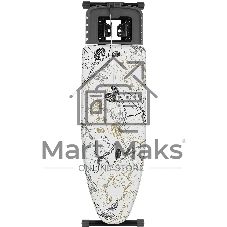 Гладильная доска Ника Haushalt Lux 123x46см рег.высот. черный/рисунок (LXТ/О)