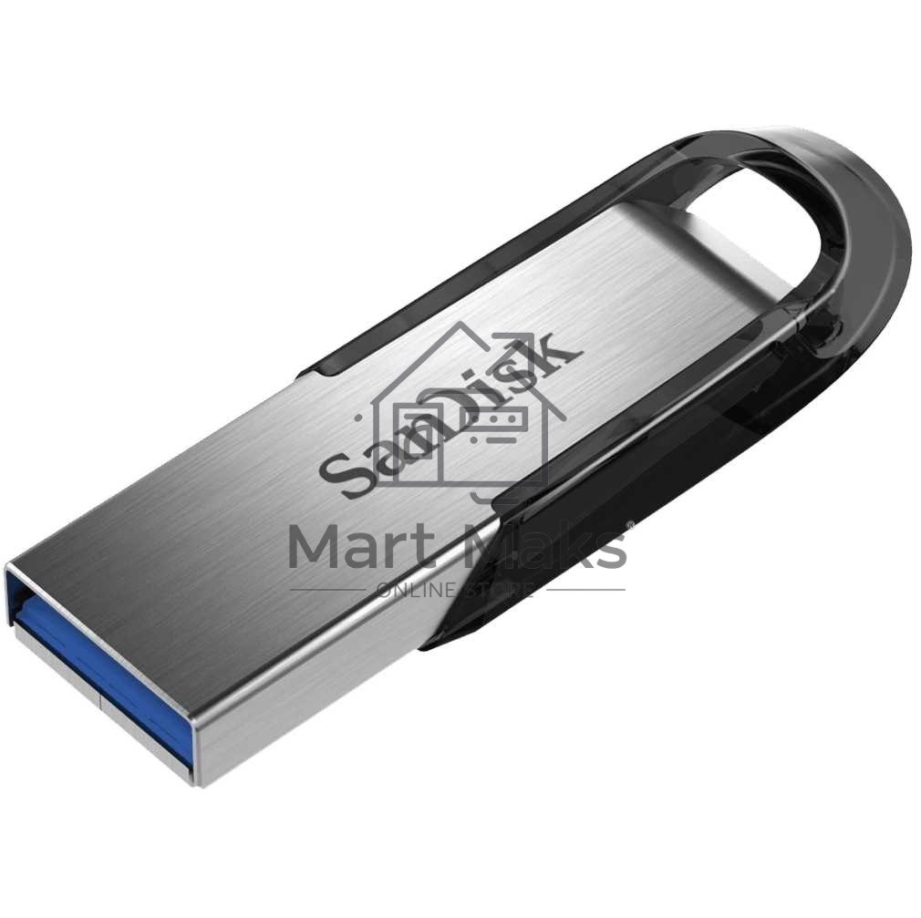 Флешка USB Sandisk CZ73 Cruzer Ultra Flair (SDCZ73-032G-G46), 32Gb, USB 3.0, R/W 150/45, серебристый/черный