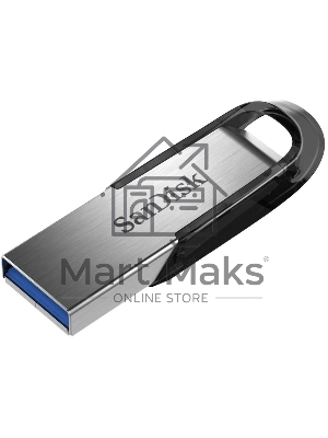 Флешка USB Sandisk 32Gb Cruzer Ultra Flair SDCZ73-032G-G46 USB 3.0 серебристый/черный