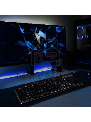 Клавиатура проводная Oklick 970G DARK KNIGHT механическая черный USB Gamer LED