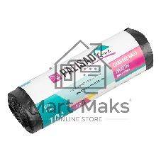 Пакеты для мусора Home Palisad 120 л x 10 шт. серые