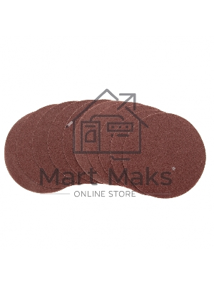 Круг абразивный Сибртех на ворсовой подложке под липучку, P 10 шт 738457