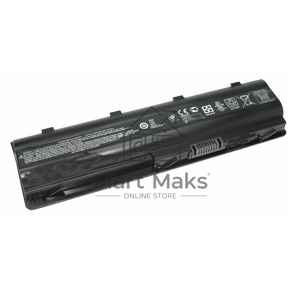 Аккумуляторная батарея для ноутбука HP DV5-2000 DV6-3000 (HSTNN-Q62C) 55Wh черная