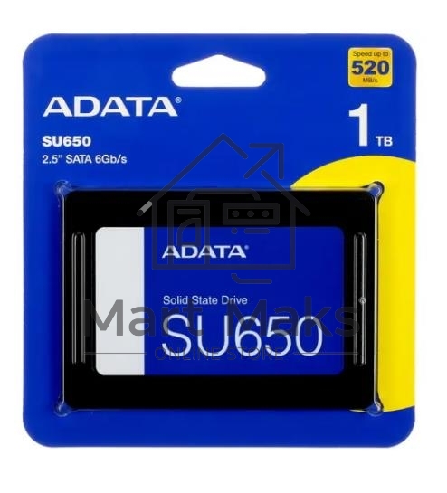 Накопитель SSD ADATA Ultimate SU650, 1Tb, SATA III, 2.5