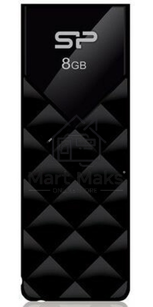 Флешка USB R/W Silicon Power R/W 8Gb Ultima U03 SP008GBUF2U03V1K USB2.0 черный