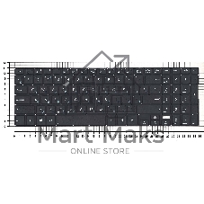 Клавиатура для ноутбука Asus Transformer Book Flip TP500 TP500L TP500LB TP500LN черная