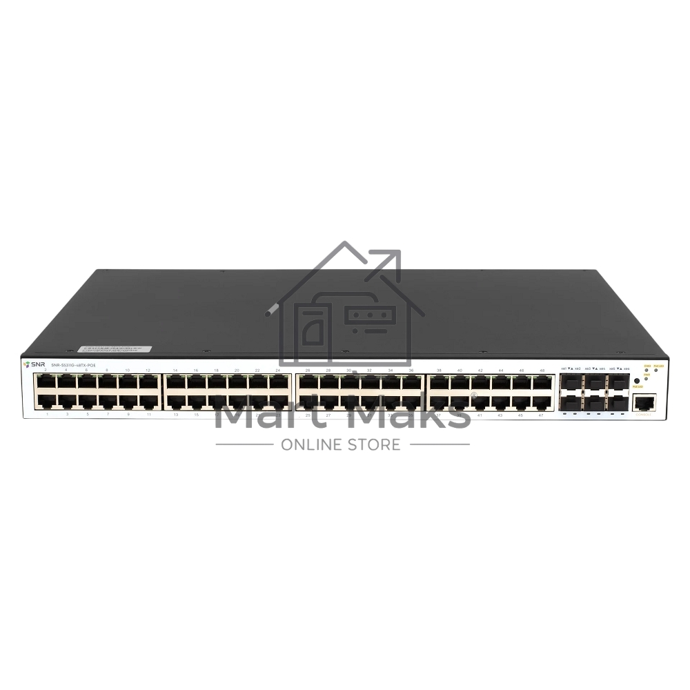 Управляемый PoE коммутатор уровня 2+ SNR-S5311G-48TX-POE