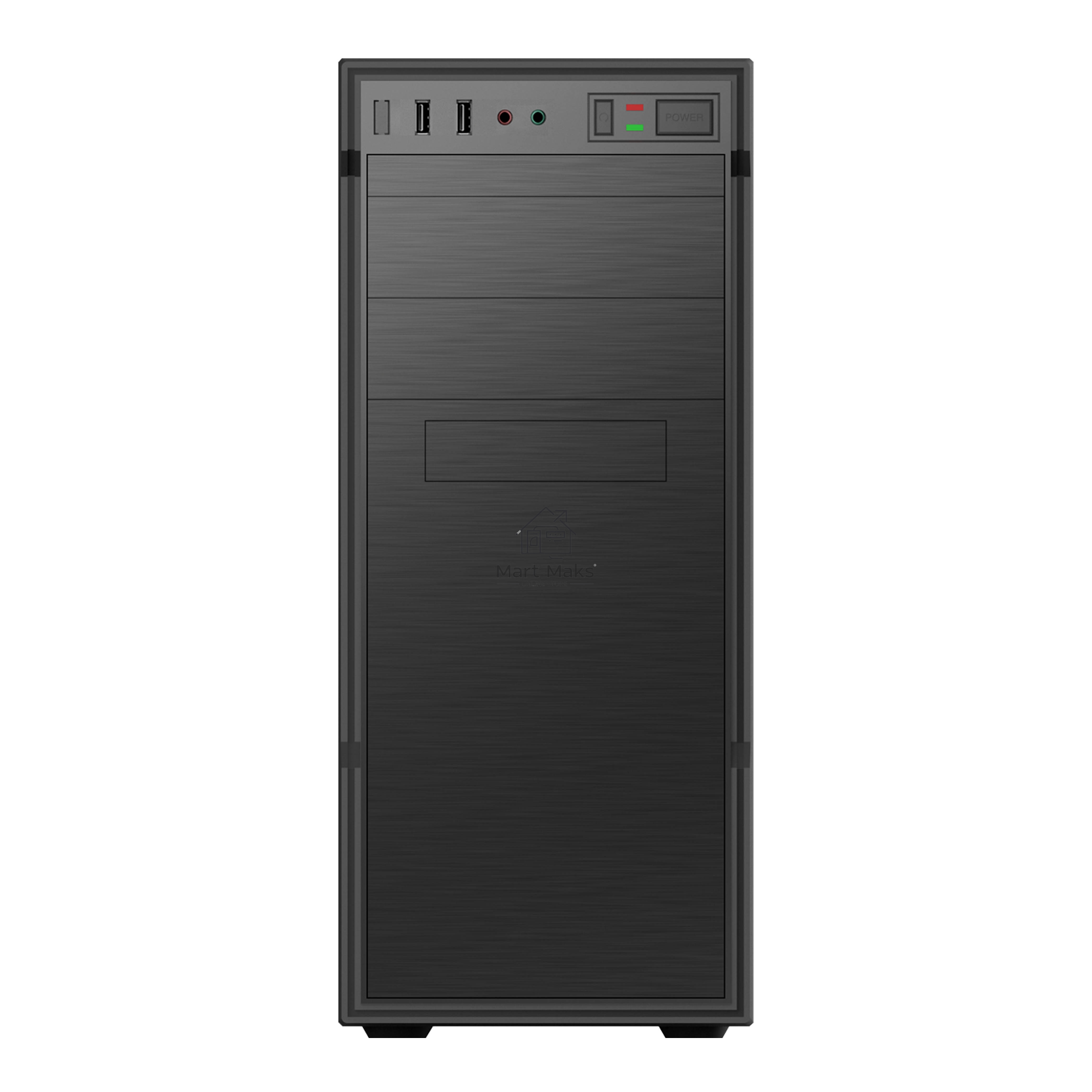 Компьютерный корпус с блоком питания 450Вт./ Case Forza ATX, 450W, 1xUSB2.0+1xUSB3.0, Black, w/o FAN, 8 cm fan PSU, power cord