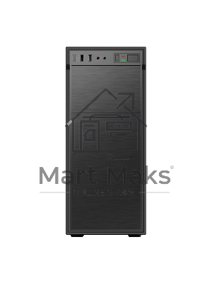 Компьютерный корпус с блоком питания 450Вт./ Case Forza ATX, 450W, 1xUSB 2.0+1xUSB 3.0, Black, w/o FAN, 8 см fan PSU, power cord