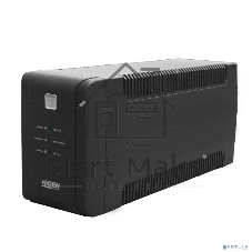 Источник бесперебойного питания HIDEN EXPERT ULS600E 600ВА/360Вт Линейно-интерактивный, 2xSchuko LED, USB, встроенный АКБ 1x12B/7Ач УТ-00002465