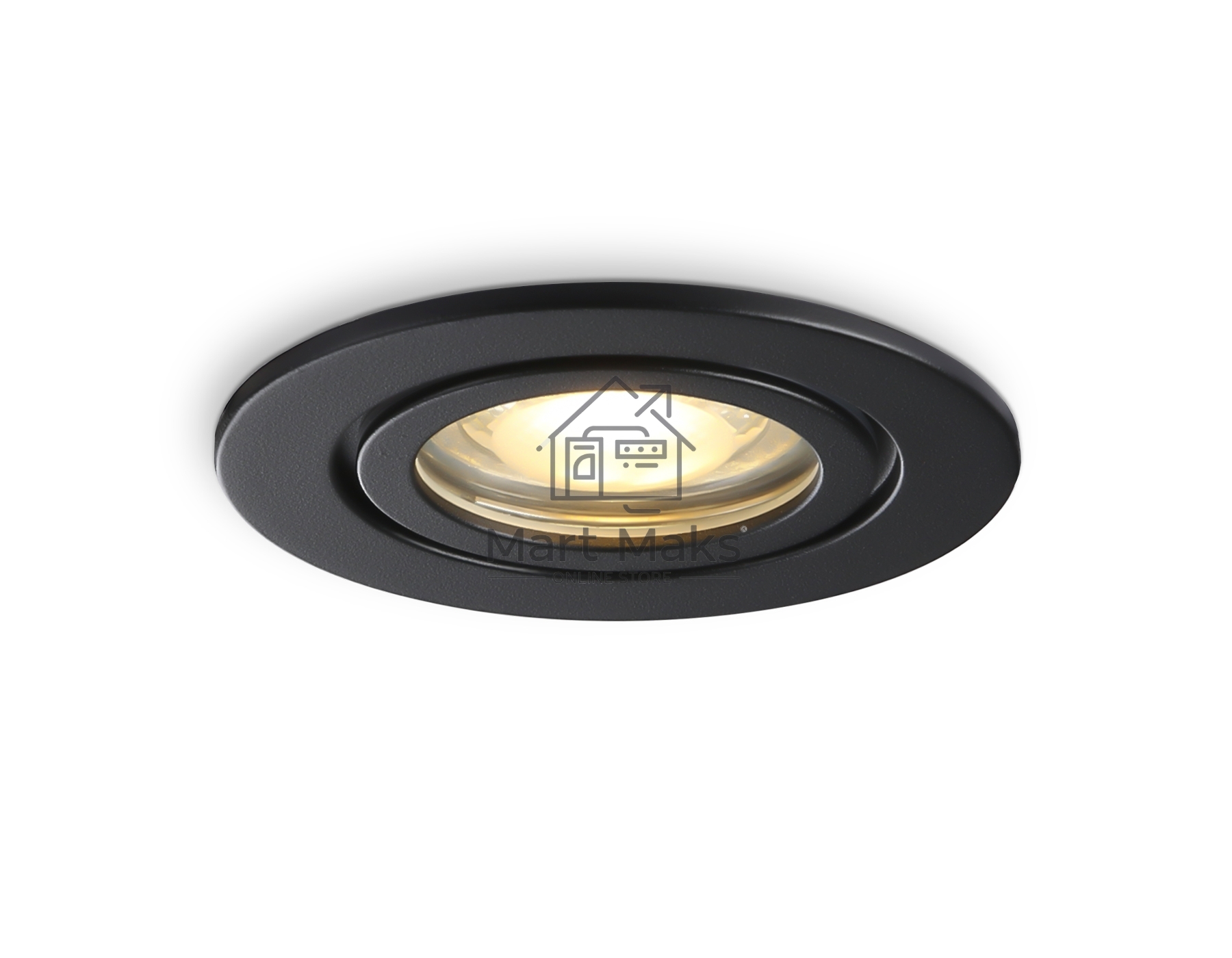 Светильник Ambrella light TN1151 BK черный IP44 GU5.3 D85*28