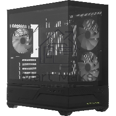 Корпус для ПК MSI MAG Pano M110R , Micro-ATX, 1xUSB 3.2 Gen 1, 1xUSB 3.2 Gen2x2 Type-C, 2x140mm, ARGB Reverse Blade Fan, 1x120mm ARGB Fan, ARGB+PWM Control Board, TG