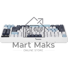 Клавиатура MSI Forge GK600 гибридная, Bluetooth, радиоканал, белый