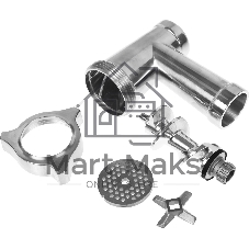 Мясорубка электрическая Bosch MFW68680 черный, 2200 Вт, 4.3 кг/мин, реверс, защита от перегрузки, насадки - 5