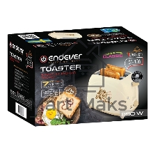 Тостер Endever Skyline ST-106 бежевый, 850 Вт, 2 слота