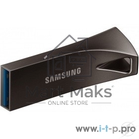 Внешний накопитель 64GB USB Drive <USB 3.1> Samsung BAR Plus (up to 200Mb/s) (MUF-64BE4/APC)