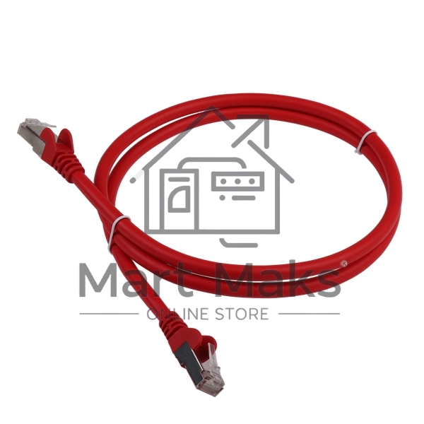 Патч-корд LANMASTER LSZH FTP кат.6, 1.0 м, красный